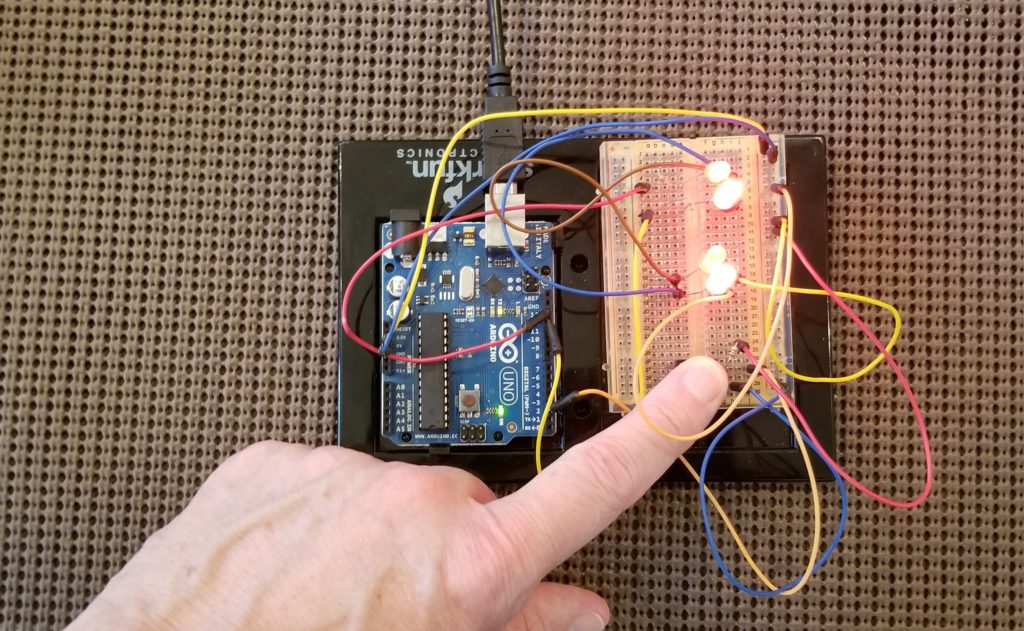 Arduino with push button